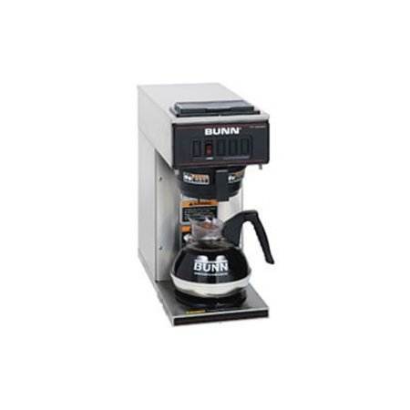 BUNN Bunn 13300.0001 - Coffee Brewer, Pourover, Low Profile, 1 Warmer, Stainless Steel, VP17-1,  13300.0001